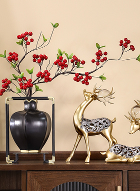 创意新中式摆件客厅玄关家居A软装饰品禅意乔迁新居礼品礼物