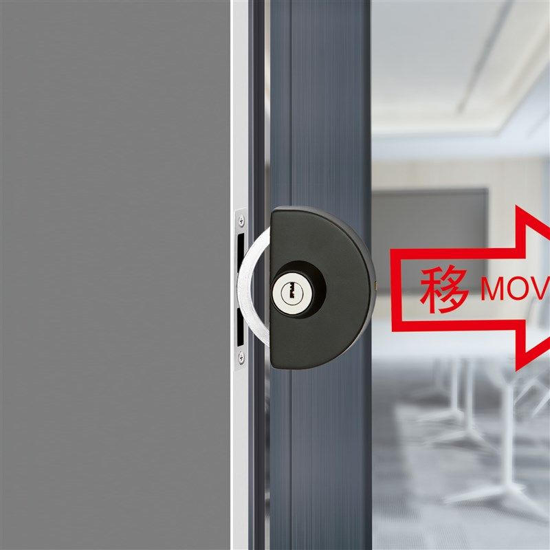 移门钩锁推拉门锁趟门锁有框玻璃门锁铝合金门锁不锈钢带框门钩锁