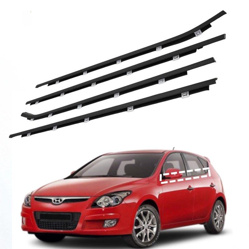 适用于现代I30 2008-2011汽车车窗玻璃外压条挡水防水密封胶条