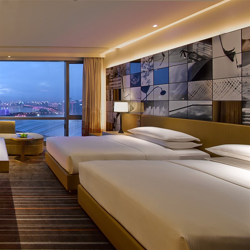 现代简约公寓单人床酒店家具公寓出租房双人床标间全套家具定 制