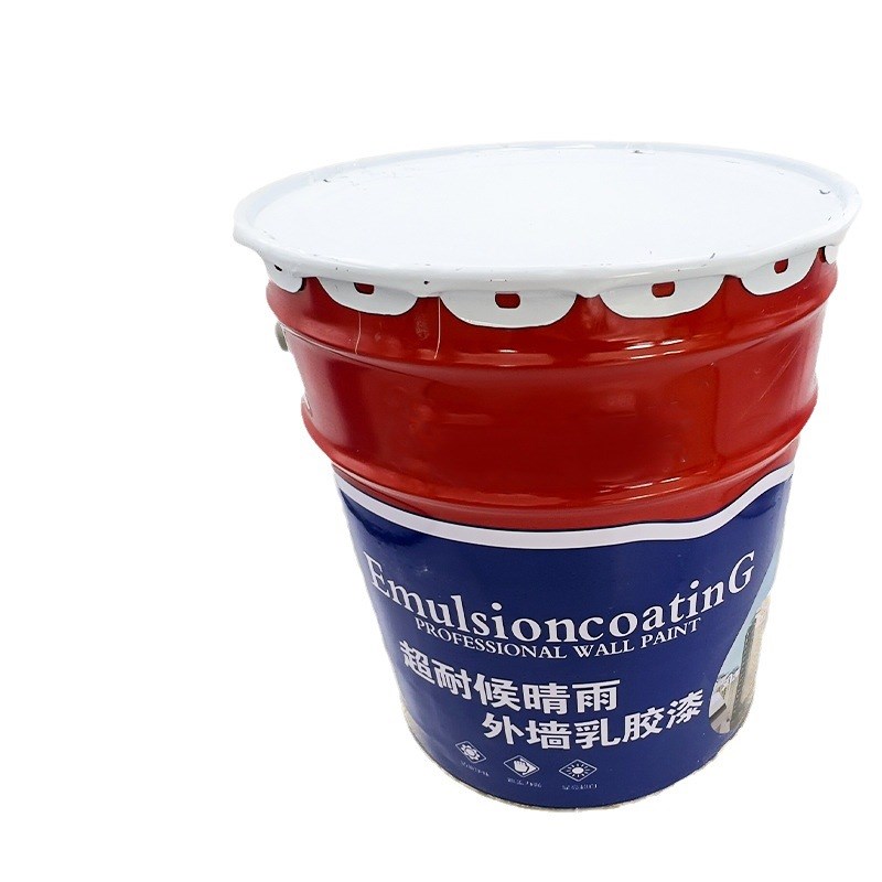 外墙工程有弹性乳胶漆新款建筑水性涂料家用白色翻新自刷涂漆