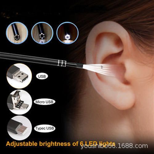 130万发光看掏耳朵高清手机电脑可视耳勺成人儿童检耳镜采耳工