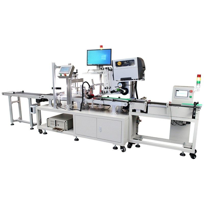 ccd视觉贴标机纸盒包装盒泡棉板pcb板平面高精度贴标机