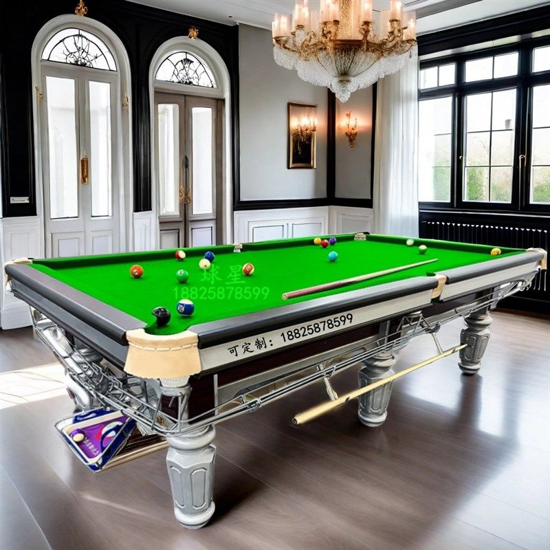 中式台球桌面积中八桌球台河源中八桌球台标准尺寸中八桌球台高度
