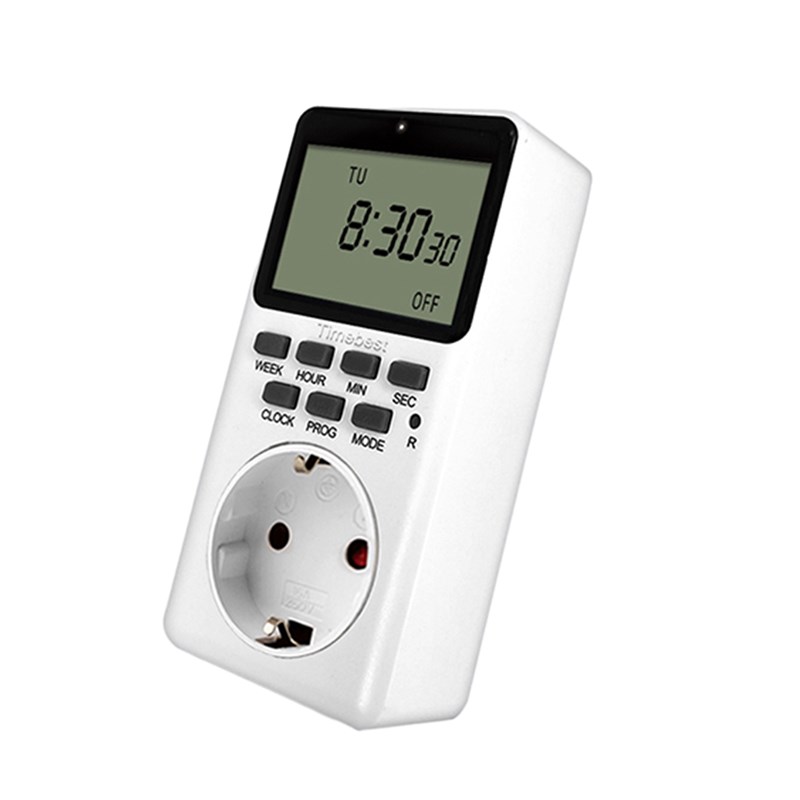 出口美国厨房定时器学习提醒器倒记时器多功能插头插座循环定时器