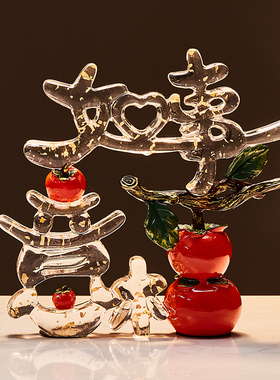 摆件事事如意新房子玄关电视柜乔迁新居礼品搬Y家之喜礼物