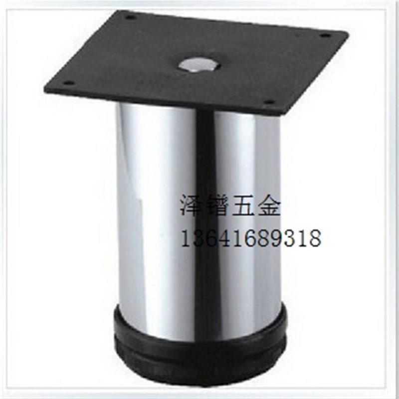 304不锈钢吧台脚可调脚家具A脚沙发脚茶几脚橱柜脚50X725