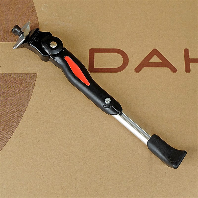 折叠自行车脚撑支架20q寸铝合金16寸单车中支撑脚架车梯子停车架P