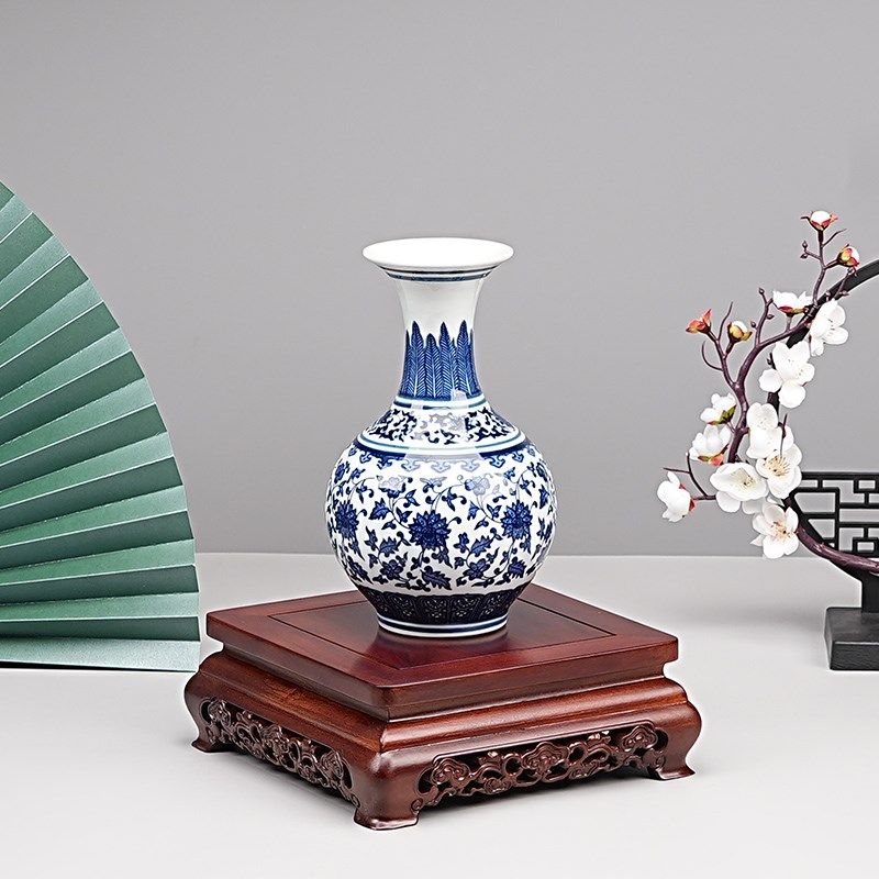 非洲酸枝底座长方形红木雕刻茶壶花瓶工艺品P盆景鱼缸工艺品托架
