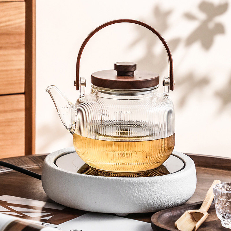 古舍电陶炉围炉煮茶器静音小型专用茶炉小型养生家用玻璃新款套装