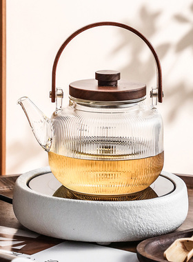 古舍电陶炉围炉煮茶器静音小型专用茶炉小型养生家用玻璃新款套装
