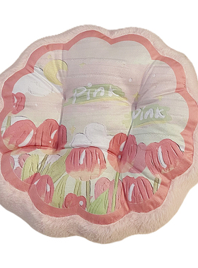 圆形坐垫椅子垫加厚座垫办公室久坐2D022新款学生宿舍大学生屁股
