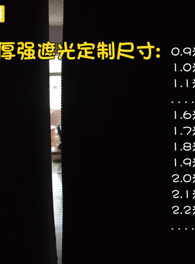 定制学生宿舍床帘2m 1.7m 1. 8m高加厚加长家用窗帘简.约遮光帘子