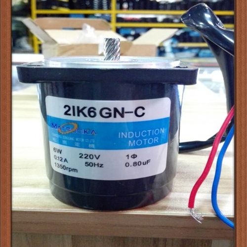 松岗电机 6W定速电机 2IK6GN-C 外径60*60 200V 1350转