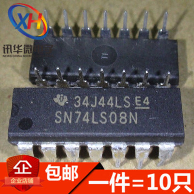 74LS08 SN74LS08N HD74LS08P  逻辑IC 直插DIP14 全新进口