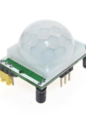 HC-SR501 人体红外感应模块 热释电 传感器 进口探头 红蓝板可选