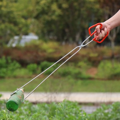 捡垃圾夹子拾物器取物器捡拾器环卫保洁工具烧烤碳煤饼火钳121920