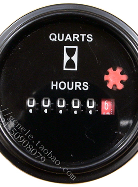 DC12V24V220V记数表748工业计时器挖掘机计时器工程车计时表累计