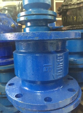 HC41X-16法兰消声止回阀 单向阀逆止阀DN40 50 65 80 100 150 200