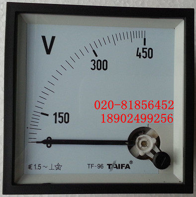 交流电压表TF96-500V TF96-450V 96T1  SQ96-V  ZD96 安装式电表