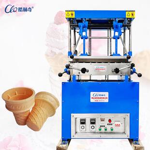 小型号4头蛋筒机牛角火炬平底模具可挑选冰淇淋威化蛋托成型机