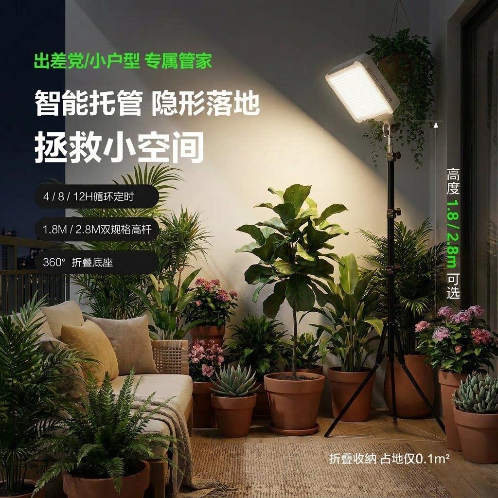 世纪之芯植物补光灯彷太阳光全光谱室内阳台落地多肉专用补光灯图片