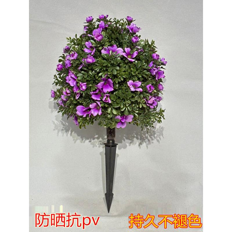 模拟黄杨地面阔木球松柏树绿色植物盆栽家庭庭院购物商场花箱户外