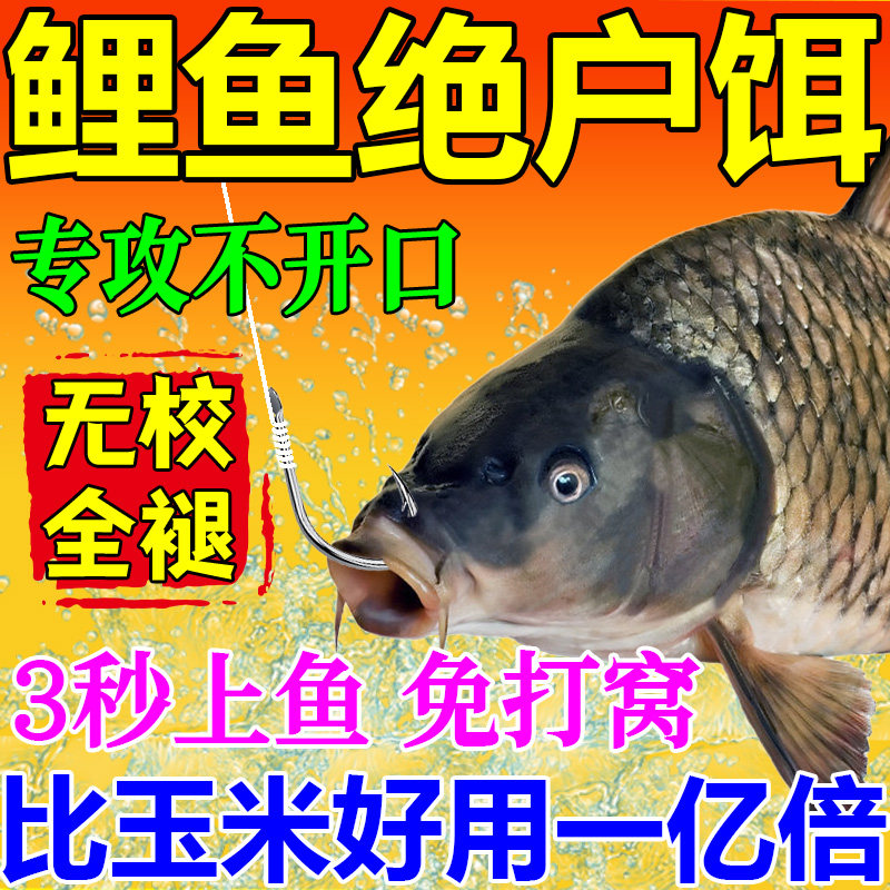 钓鲤鱼专用饵料四季通用野钓专用