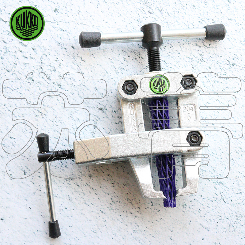 德国原装进口KUKKO 轴承拉马 两爪轴承拉马 装有横向夹具  204-0