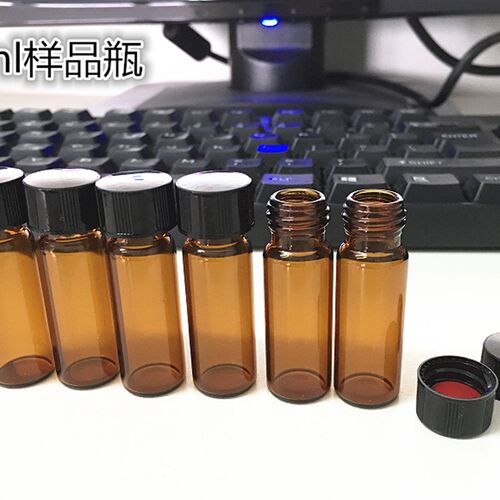 4ml螺纹口样品瓶 透明/棕色进样瓶含盖垫 100支装 实验色谱配件