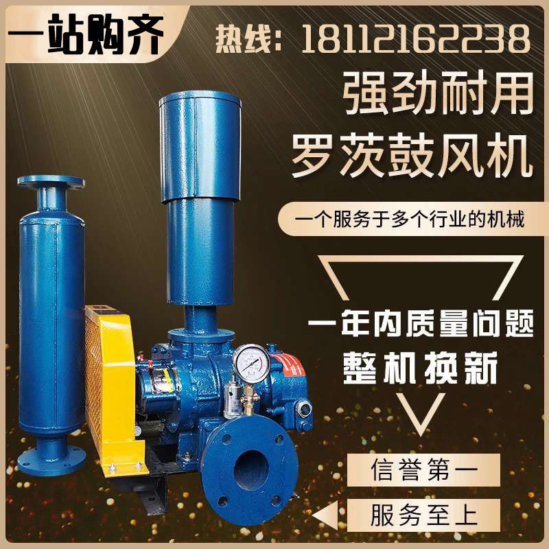 罗茨风机增氧机水产养殖鼓风机高压漩涡充氧机鱼塘底部纳米管曝气