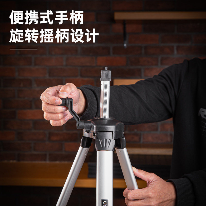 红外线水平仪三脚架支架配件铝合金打线器充电数显大容量电池包邮