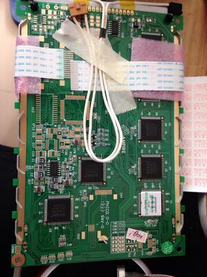 替代AMPIRE AG320240A4 320240A1 REV.D全新可通用蓝色显示屏