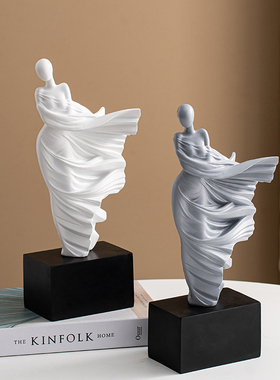 抽象艺术人物摆件n创级感客厅茶几玄关酒柜电视柜办公室装饰品