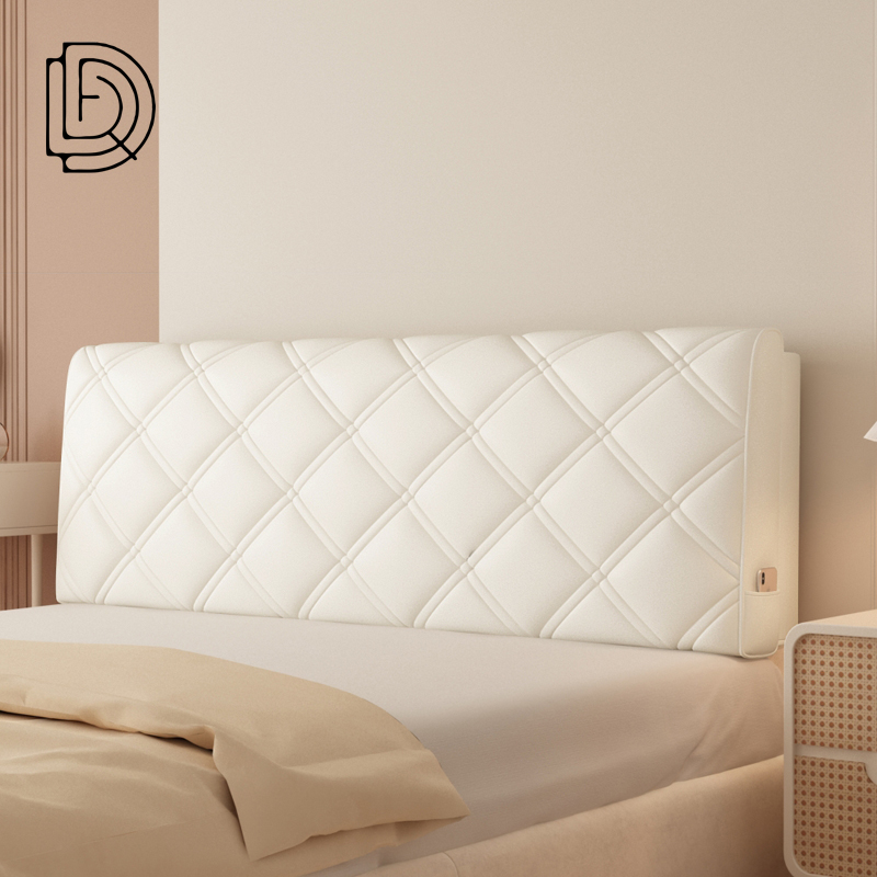 猫抓皮床头靠垫软包卧室大靠背防D撞榻榻米海绵双人靠背垫免打理