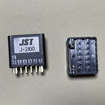 DIP-12 JST J-2100 12针直脚板座 B12B-J21DK-GGXR 原装正品