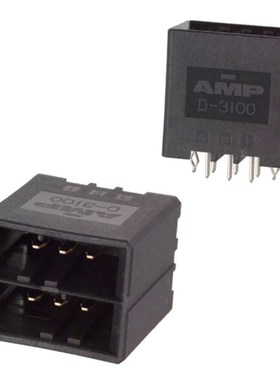 AMP 3-178141-5  D3100 XY卡直脚 板座 镀锡接触层