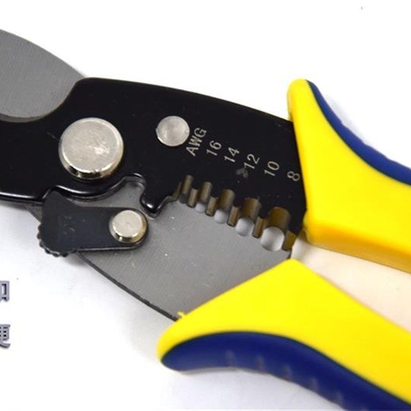 泽诺多功能剥线钳器电缆剪刀剪压线拨线钳电工工具剥皮压线钳,橡塑材料及制品,塑料盒/塑料箱/塑料柜,淘宝优惠券,粉丝福利购,淘宝优惠卷