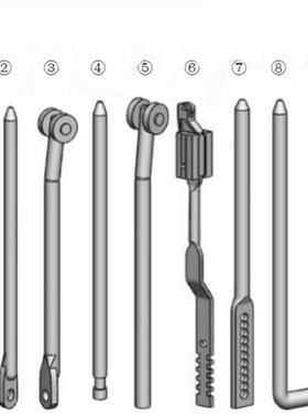 都发GGD锁杆 LG001-1-2-3配电柜天地连杆 LG002-1-2-3柜门锁拉杆