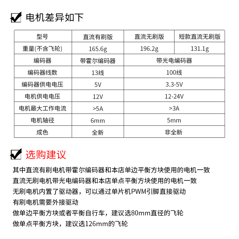 独轮平衡车配件 电机飞轮轮组模块 全金属 平衡方块cubli定制款