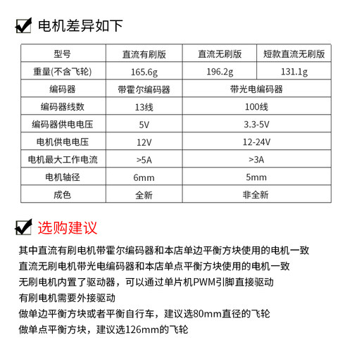 独轮平衡车配件 电机飞轮轮组模块 全金属 平衡方块cubli定制款