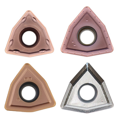 U钻刀片快速钻头暴力钻通用数控刀粒WCMT050308/040208桃型刀片