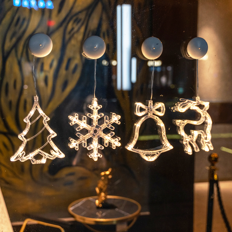 耶诞节装饰场f景布置节日装扮店铺橱窗挂饰耶诞树小饰品门挂件创