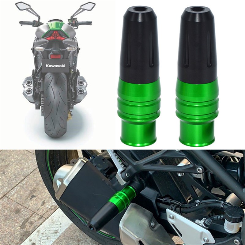 适用Z1000 Z1000SX 07-2C3年 改装排气管防摔棒 保护球 防摔胶