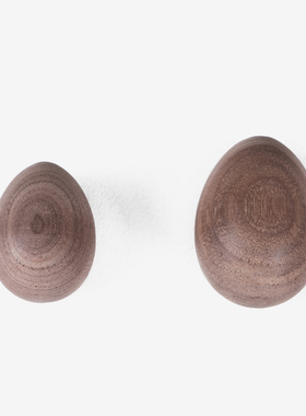 木墨O 一颗蛋 一个v球 黑胡桃木 樱桃木  未打磨