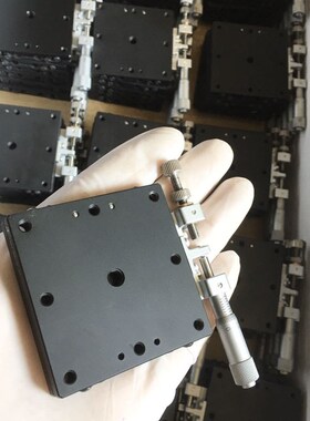 西格玛TSDT-601SR超薄高刚性铸钢微调平台 手调位移滑台厚度10mm