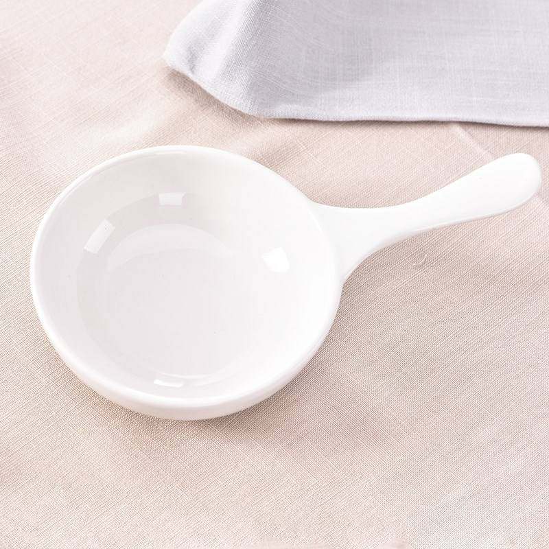 网红嗦粉勺吃播手拿碟干饭人专用勺大汤勺子家用陶瓷嗦螺蛳粉神器