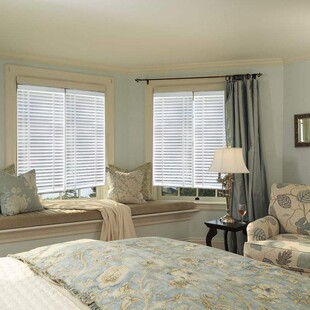 白色实木百叶窗帘书房客厅办公室A卷帘卧室中式电动遮光木质百页