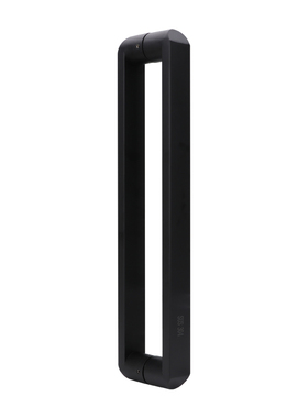 玻璃门拉手黑色304不锈钢淋y浴房把手商铺办公室推拉门拉手哑黑