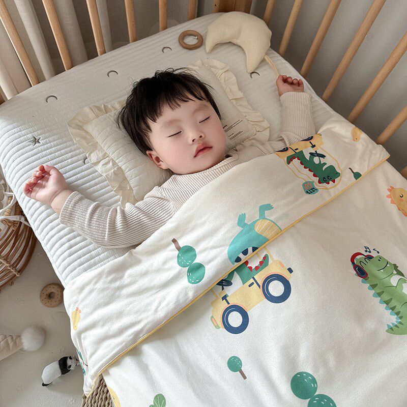 儿童夏凉被空调被薄款可机洗幼儿园午睡薄被子夏W季宝宝小盖被